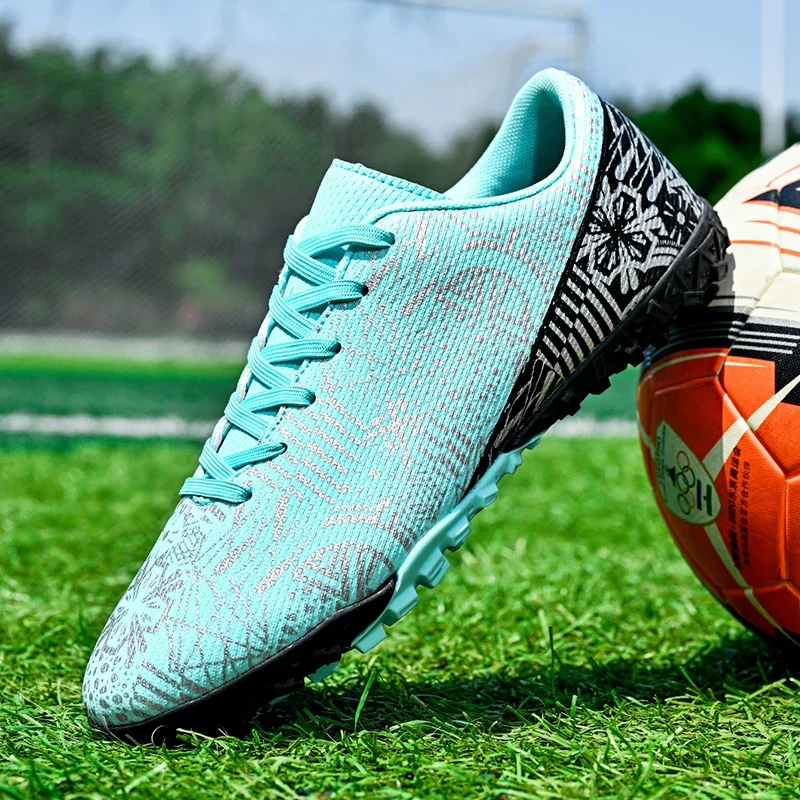 Men Professional Football Boots Soccer Shoes Grass Training Sport Breathable Hot-Selling High-Quality Turf Students Match