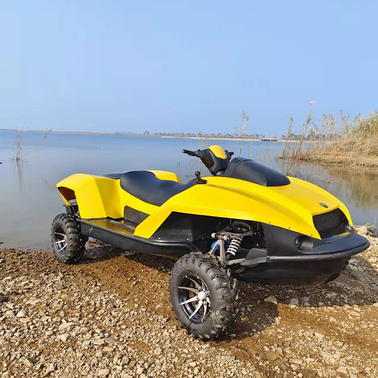 High Speed Amphibious Boat Land And Water Sport Motorboat Quad Jet Ski Rowing Boat