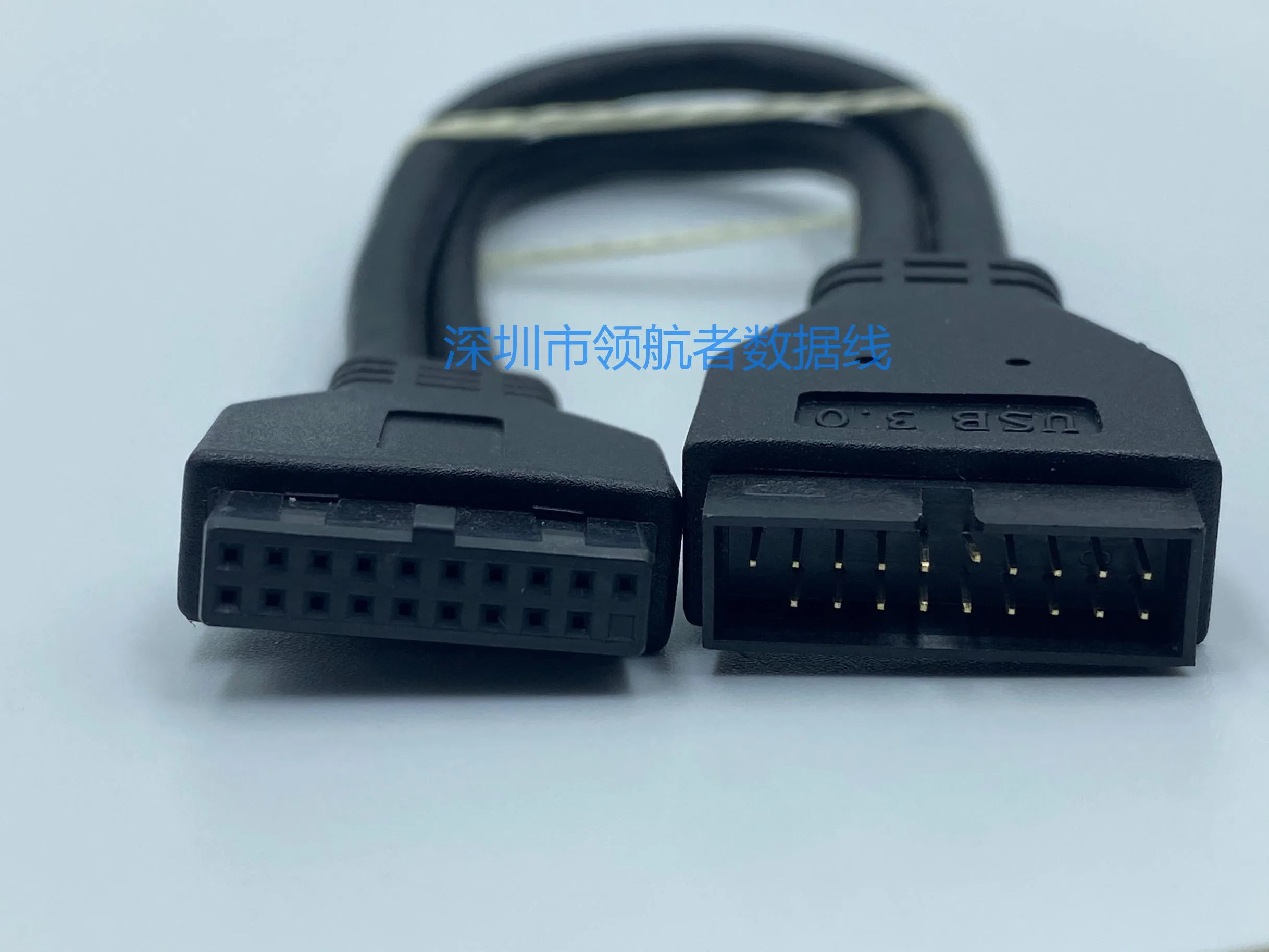 3PCS-Desktop USB3.0 20pin extension cable motherboard interface male-to-female adapter cable 19-pin data cable