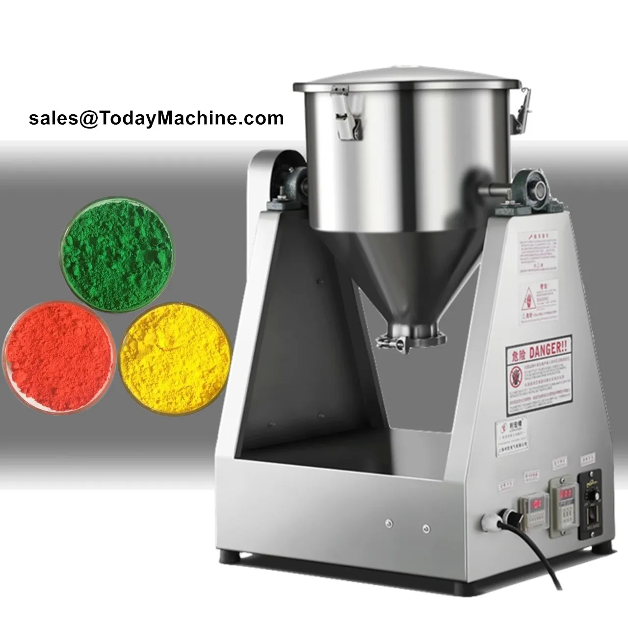 Double Cone Vertical Stainless Steel Mixing Rotary Powder Mixer