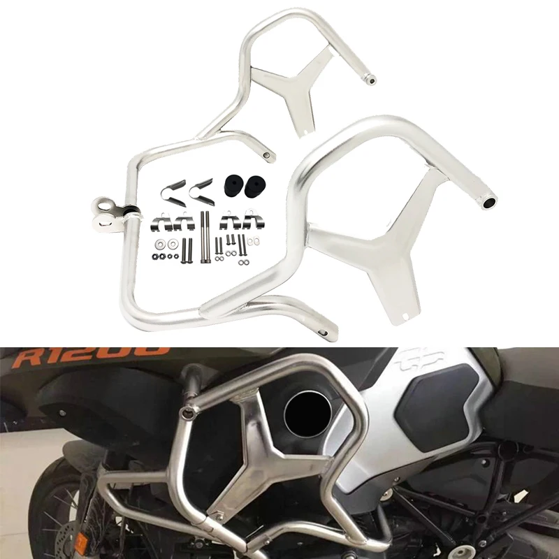 Fit For BMW R1200GS Adventure R1200GSA 2014-2019 R 1200GS ADV Motorcycle Tank Crash Bar Extension Bumper Fairing Frame Protector