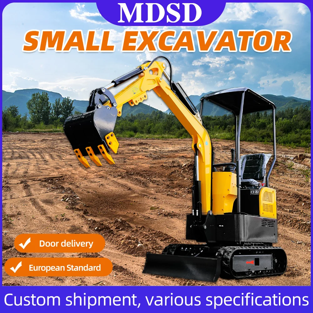 الجملة 0.8-2 طن حفارات صغيرة تسليم سريع آلة حفار صغيرة متعددة الوظائف محرك EPA حفارة صغيرة شحن مجاني