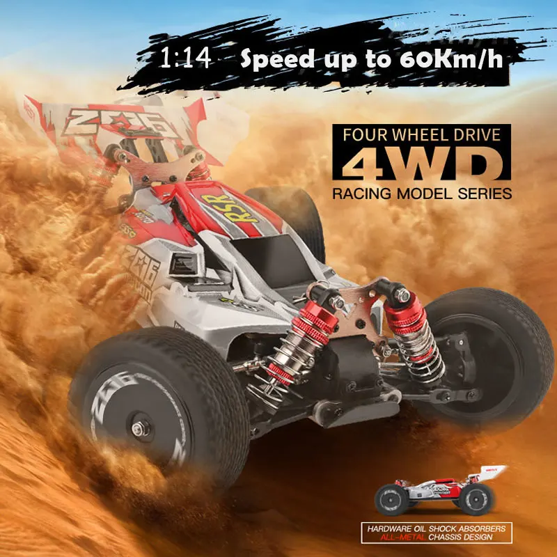 WL 144001 WLtoys 1/14 zdalnie sterowany samochód wyścigowy E2 2.4G zdalnie sterowane, szybkie, Drift uliczny amortyzujące zabawki dla dorosłych,