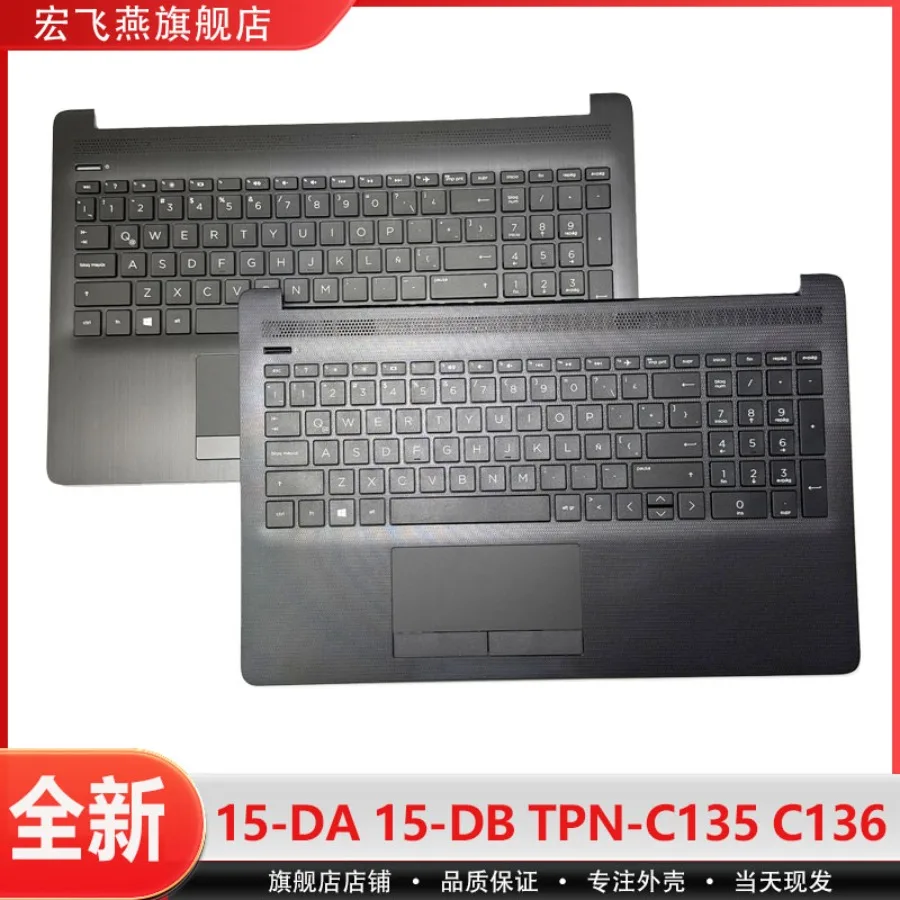 AA + for Hongfeiyan Pavilion 15-DA 15-DB TPN-C135 TPN-C136 250 255 G7 Notebook Keyboard C Shell Palm Support Frame Shell