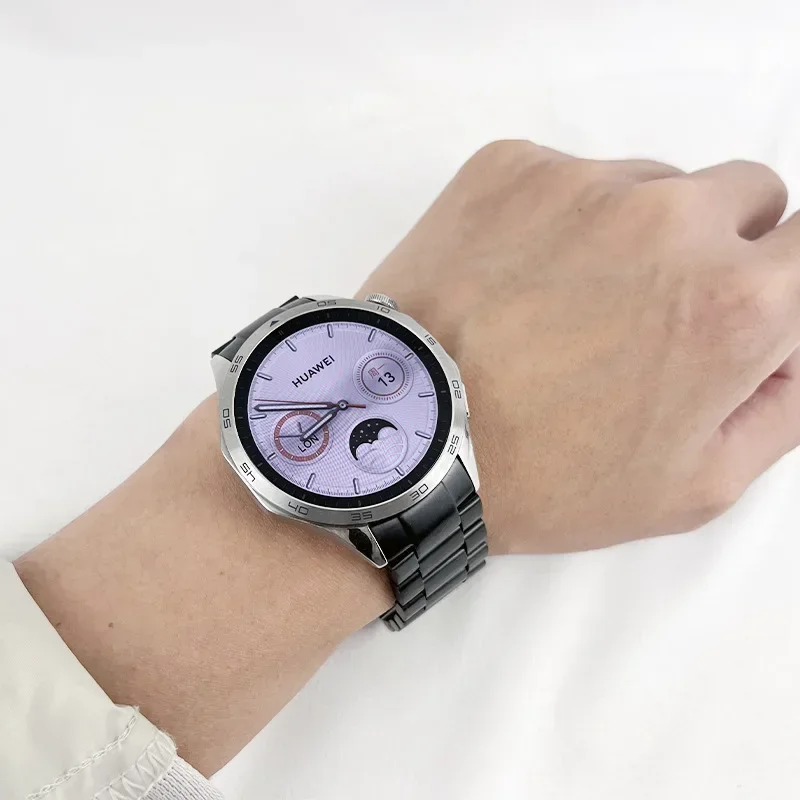 Huawei Watch用の金属製ストラップ,快適なステンレススチールブレスレット,交換可能なブレスレット,gt5,gt4,46mm