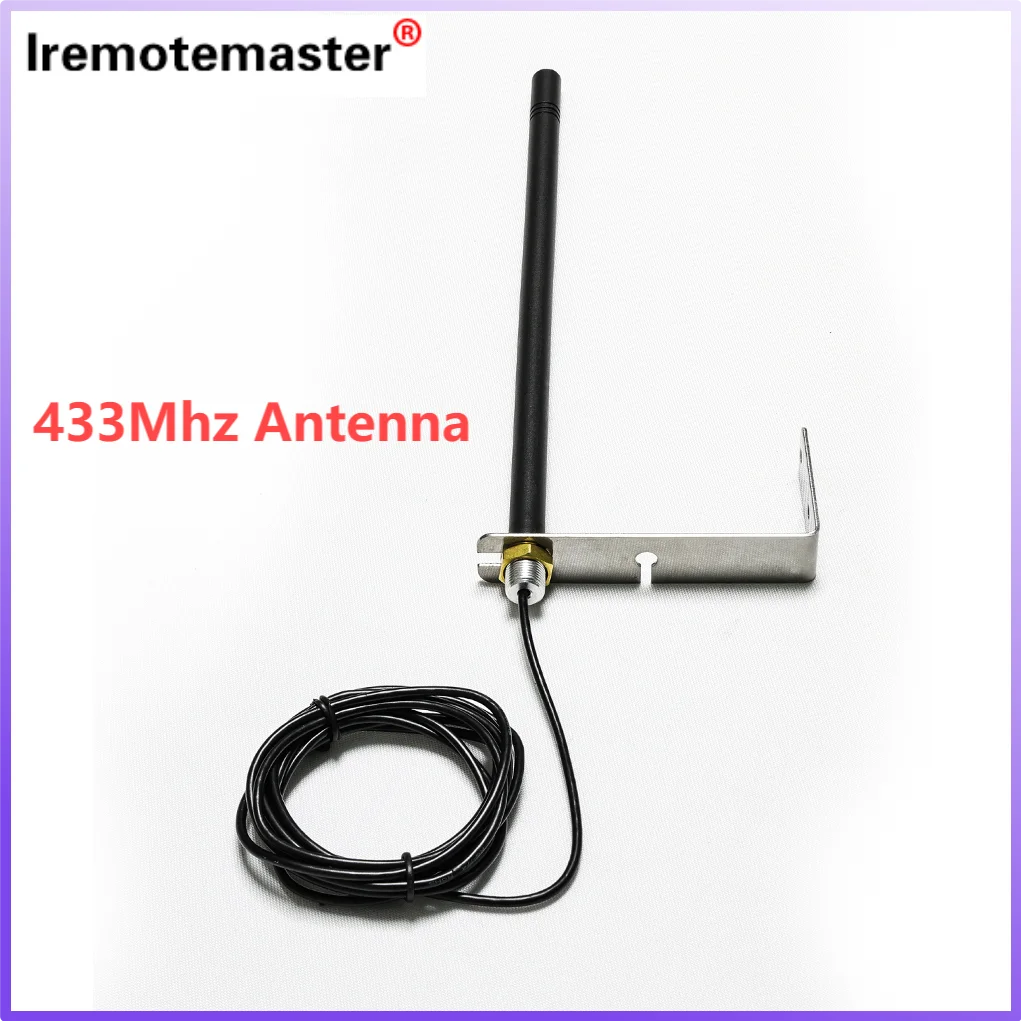 

Outdoor 433.92MHz External Antenna for Appliances Gate Garage Door Garage Remote Control Signal Enhancement Antenna Booster