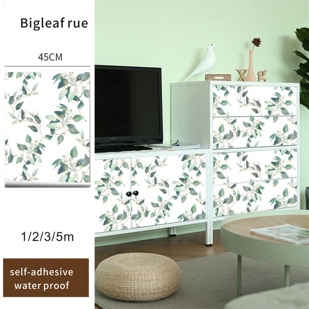 Geometric Wallpapers Grid Self Adhesive Arrow Peel and Stick Flower Leaves Contact Paper for Wall Renovation Furniture Sticker