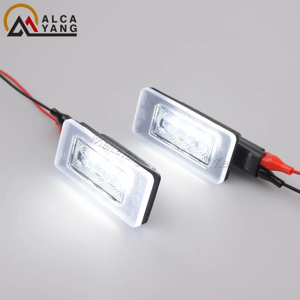 2 Stück Canbus LED Kennzeichenbeleuchtung für Peugeot 3008 2016-2019 207CC 208 308 MK2 2008 5008 Heckklappenleuchte – Detail 9