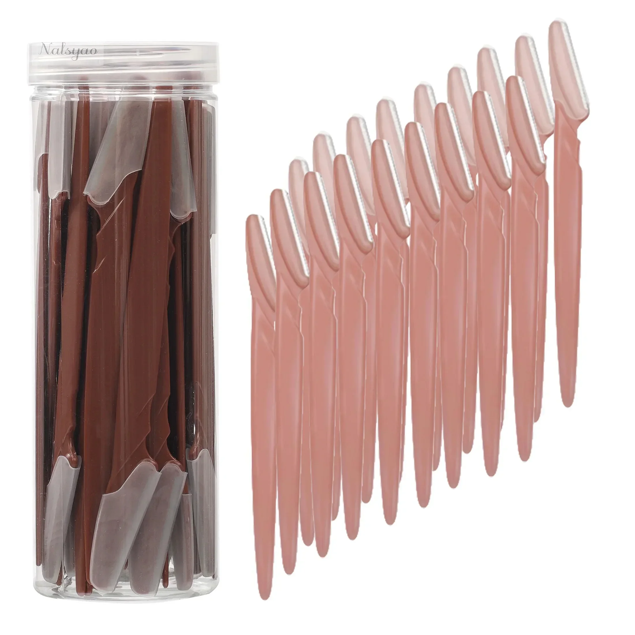 5/10/30/40Pcs Eyebrow Trimmer Face Blade Shaver Portable Safety Hair Removal Epilation Eyebrow Cutting Makeup Tools