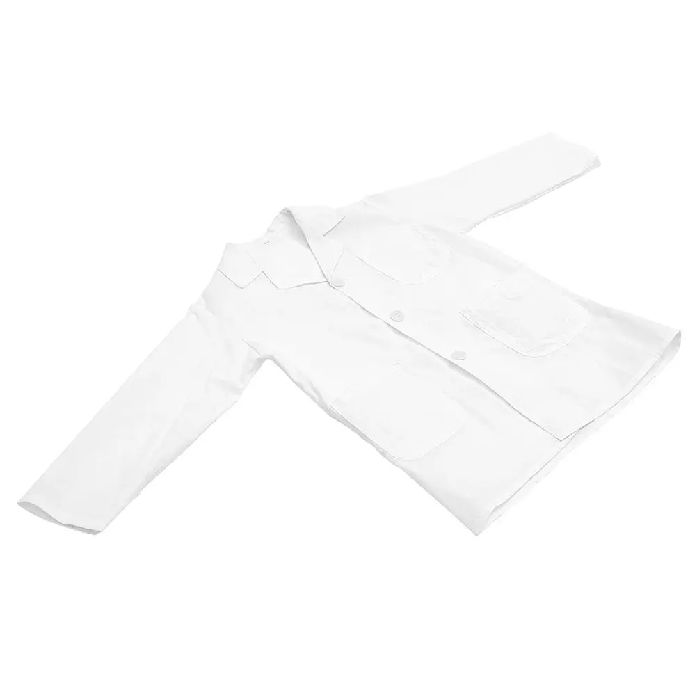 Bata Blanca de Doctor para Proyectos Escolares de Ciencia, Bata de Laboratorio, Disfraz de Enfermera/Doctor para Juego de Roles