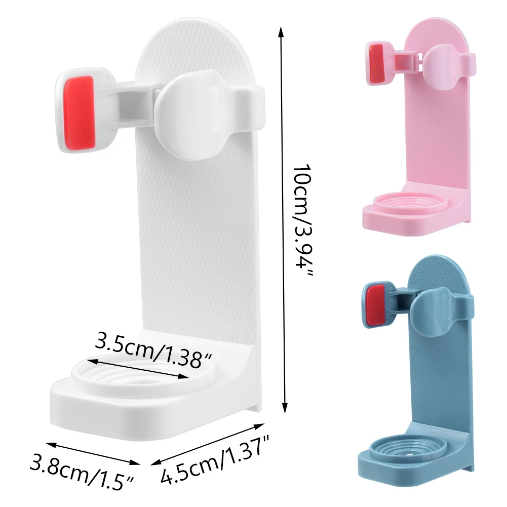 Electric Toothbrush Holder Adapt Wall-Mount Bathroom Space Saving Traceless Toothbrush Organizer Stand Adhesive Rack Accessories