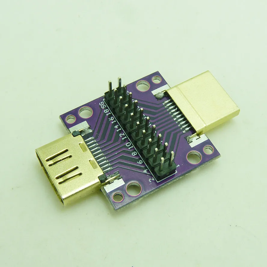 HDMI Adapter Board/A Revolving A Female Test Board/PCB Board Revolving Male Seat Mutual Rotation Circuit Board Pin Arrangement