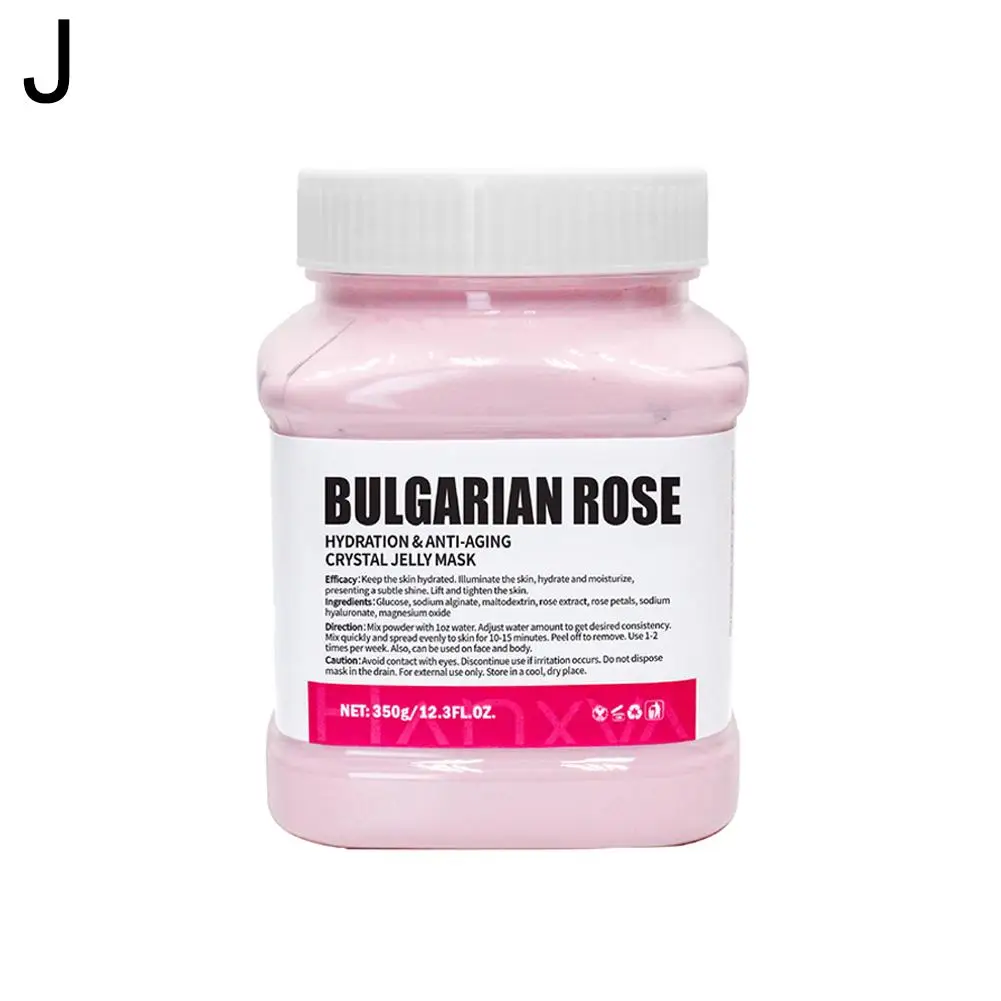 Gold Crystal Jelly Mask Pulver 350 g, feuchtigkeitsspendende, aufhellende Gesichtsbehandlung für strahlende Haut, feuchtigkeitsspendende, weichmachende Gesichtsbehandlung