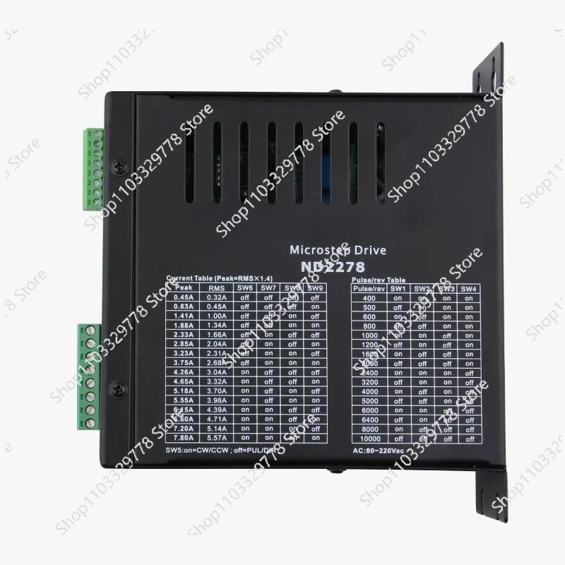 220VAC 2-Phase high voltage stepper drive ND2278 1.0A-7.8A  Driver it's latest version ND227
