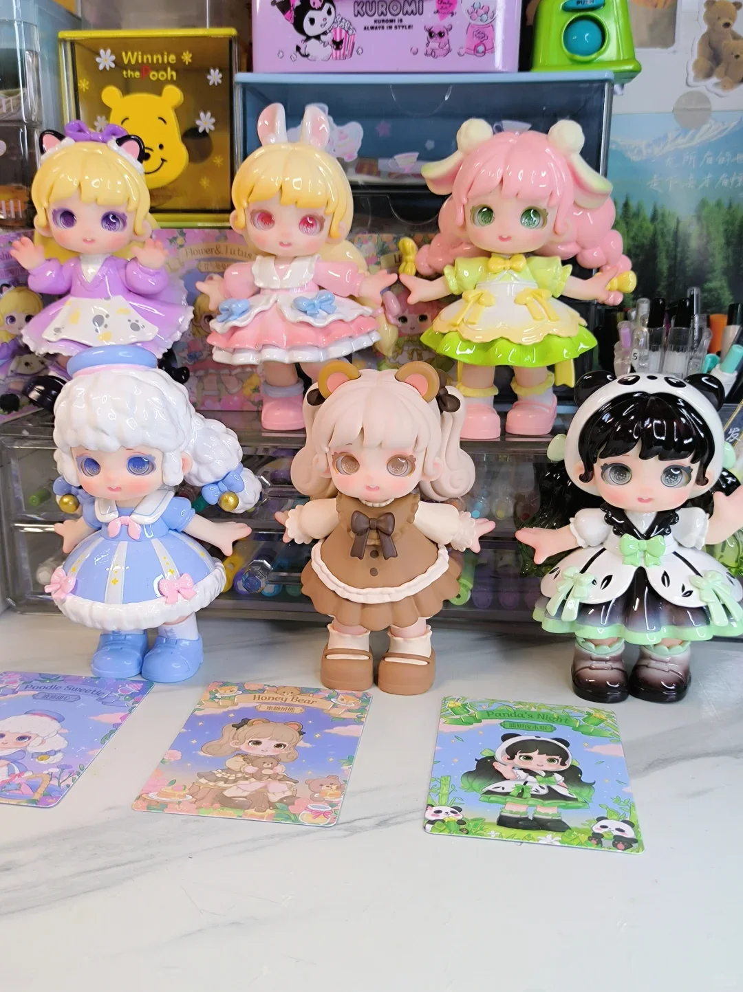 

Новая официальная подлинная фигурка Miana Xiaomi Nansen Lingcha Hui, слепая коробка, модная игрушка, украшение стола, подарок на день рождения