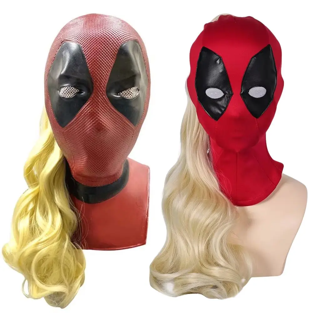 

Женский длинный парик для косплея Ladypool, костюм супергероя на Хэллоуин, карнавал, аксессуары для костюма