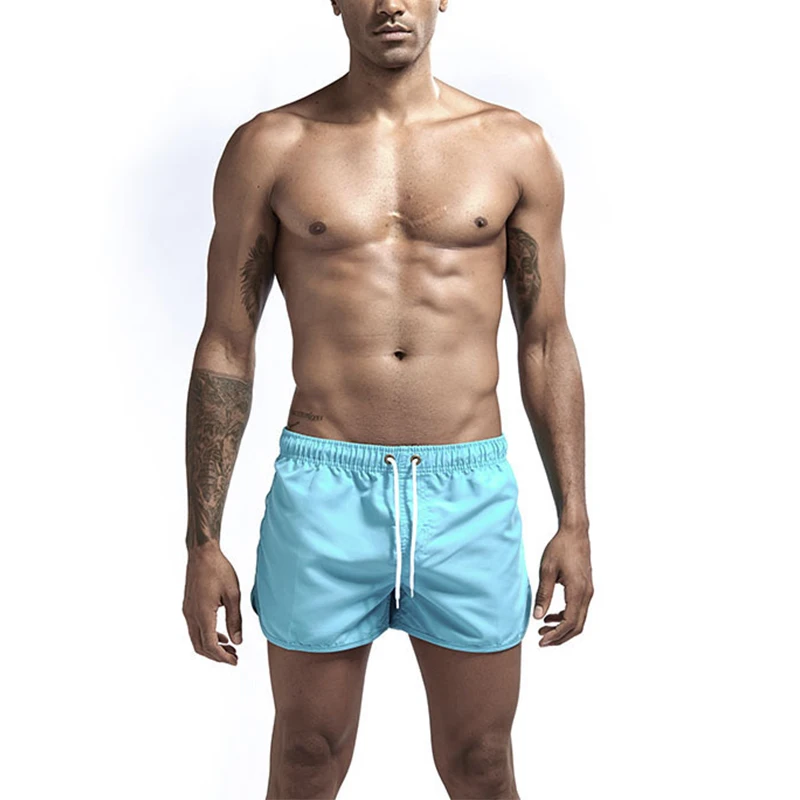 New Swimsuit Summer Swimwear Men Swimsuit 2025 Swimming Trunks Short Quick-drying Sexy Mens Swim Briefs Beach Shorts