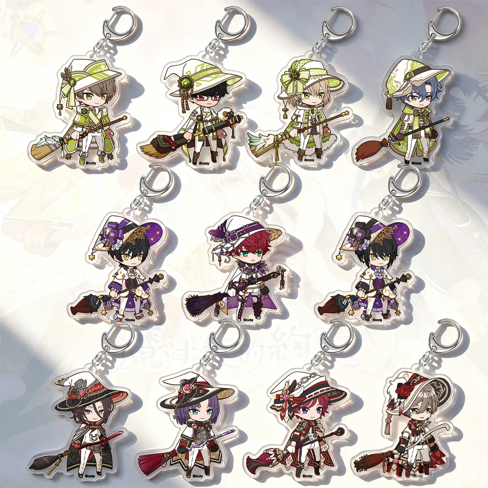 Versprechen des Zauberers Oz Cain Rique White Arthur White Mithra Owen Bradley Faust Shino Nero Rustica Figaro Rutile Acryl-Schlüsselanhänger