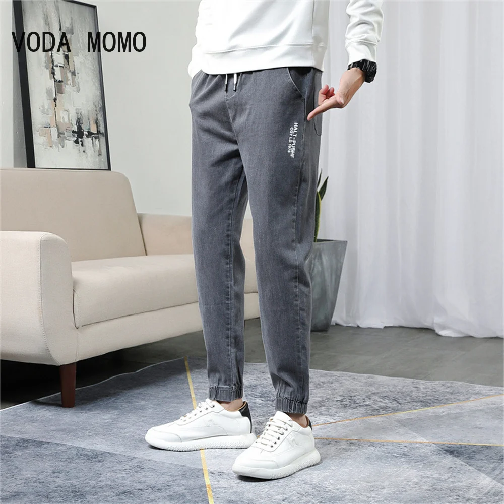 

Men's Jeans Harem Denim High Quality Cargo Pants Jogger Goth Hip Hop Trousers Male 4XL men jeans men designer jeans