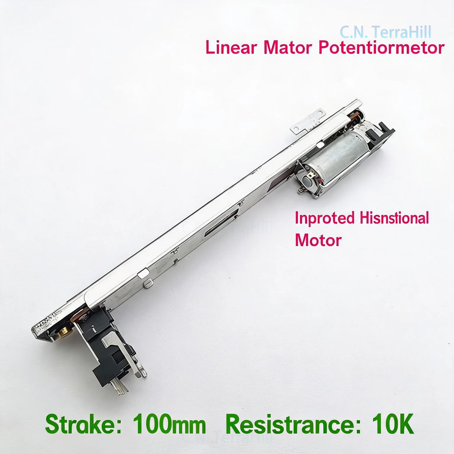 Audio Mixer B10K Motorized Fader, Motor Driven Linear Slide Potentiometer, Horizontal Motor Pot for Sound Console
