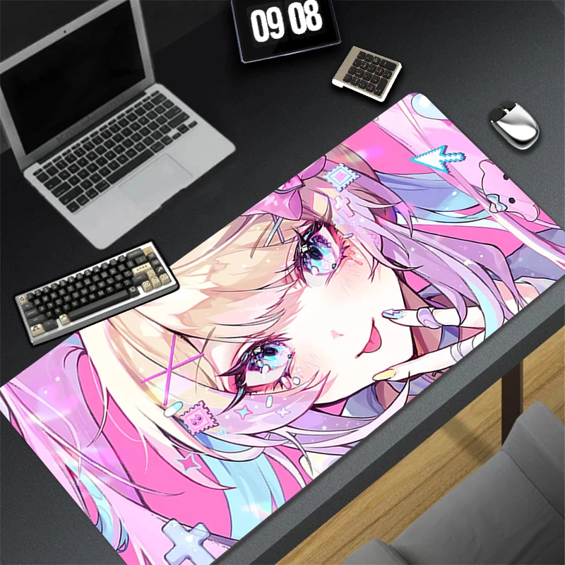 

Игровой коврик для мыши, настольный коврик, геймерский профессиональный коврик для мыши премиум-класса, аксессуары для управления скоростью для девочек, коврик для клавиатуры