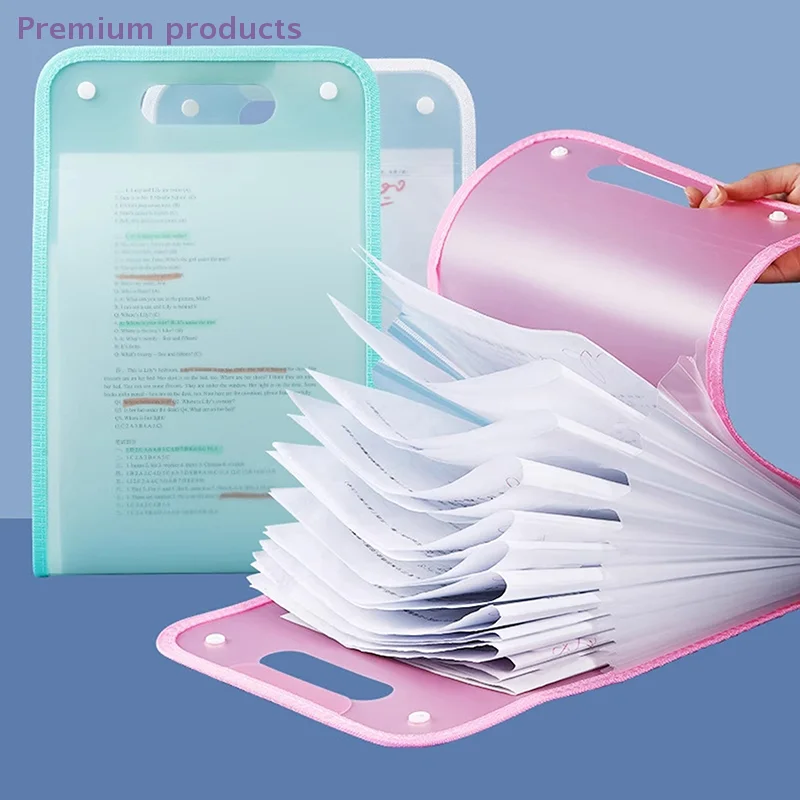

A4 Letter Size Macaron Color Accordian Document Organizer Classroom Office Home Storage 13 Pocket File Folders Portable