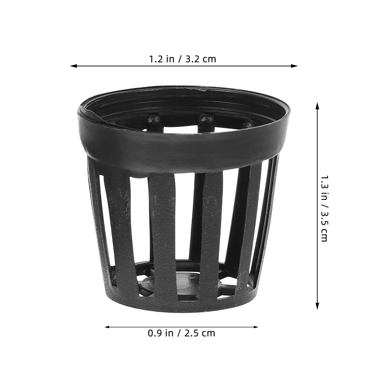 10Sets Planting Basket Exquisite Craftsmanship Easy-Clean Reusable Water Plant Base Ideal for Soil Hydroponic Media Fish Tank