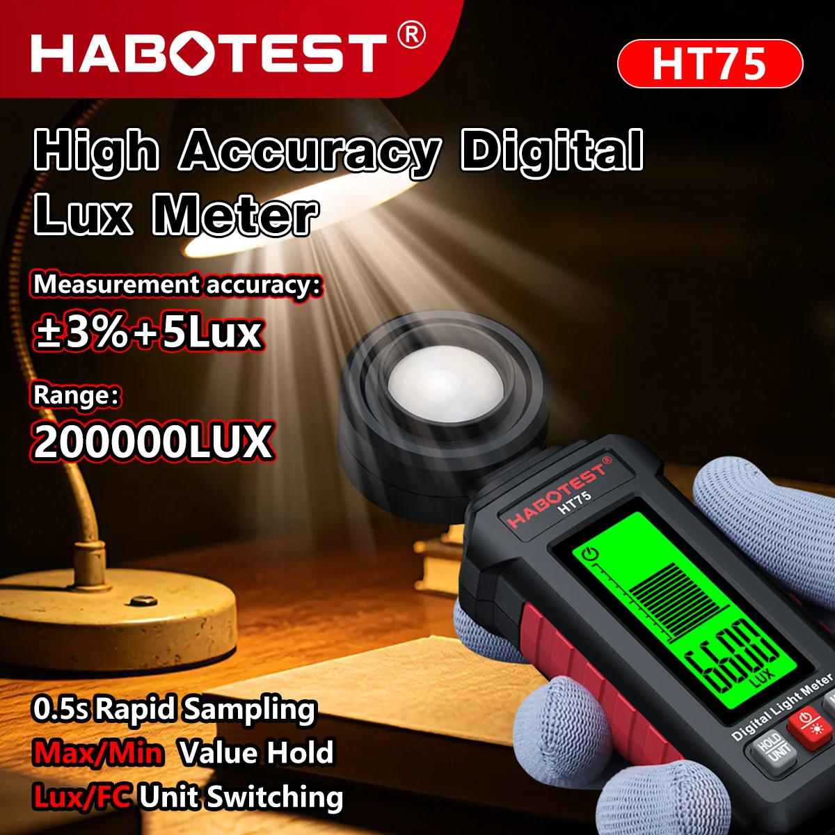 Thumbnail 4 - #5 Latest UV Light Meters Offers