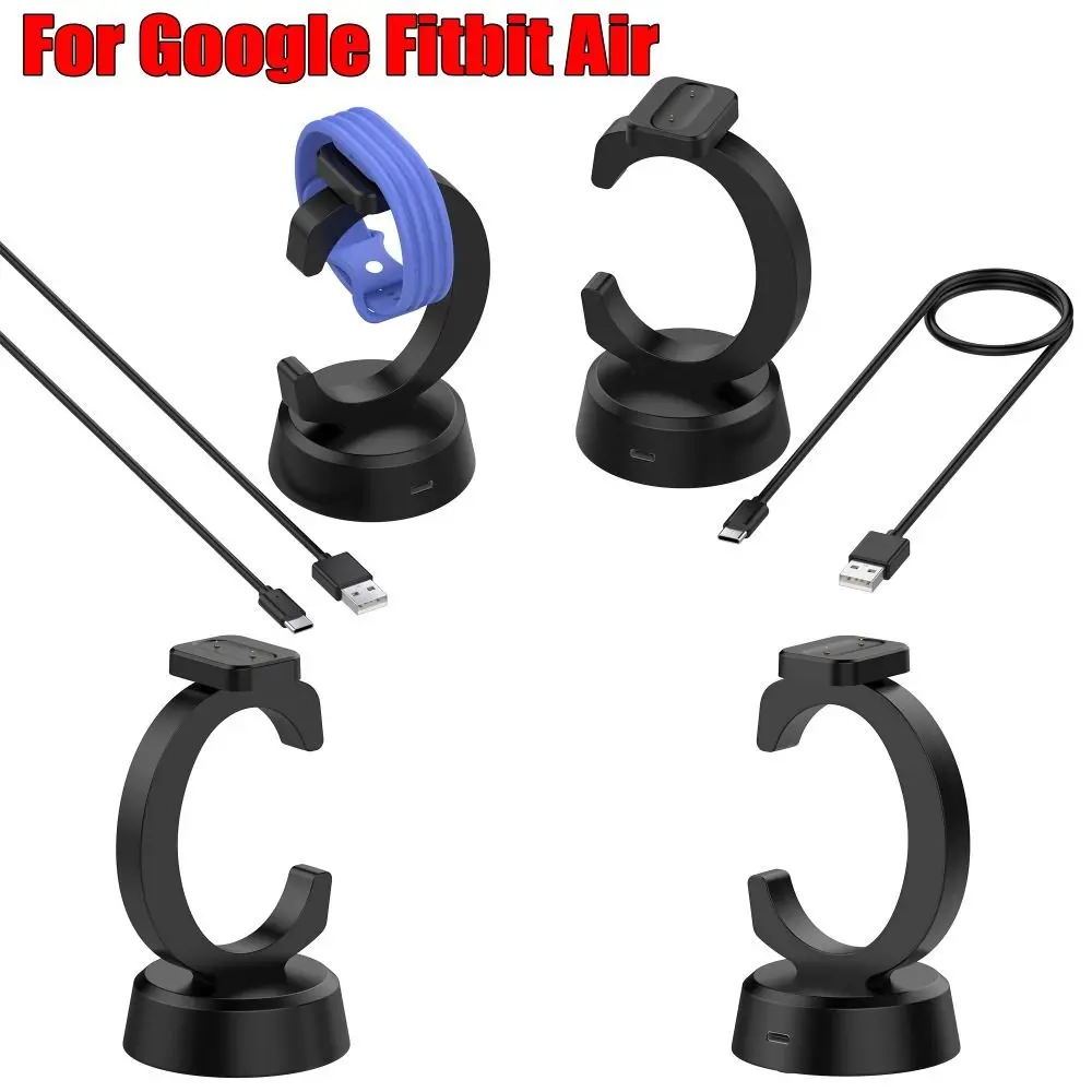 C-Shaped Charging Dock Type-C Contact Charging Charger Stand Stable Desktop Charging Base for Google Fitbit Air