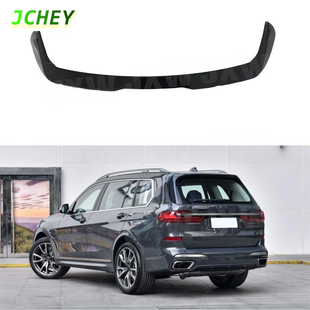 

JCHEY Carbon Fiber ABS Rear Roof Trunk Spoiler Wing For BMW X7 G07 M Sport 2019-2021 Rear Spoiler Gloss Black