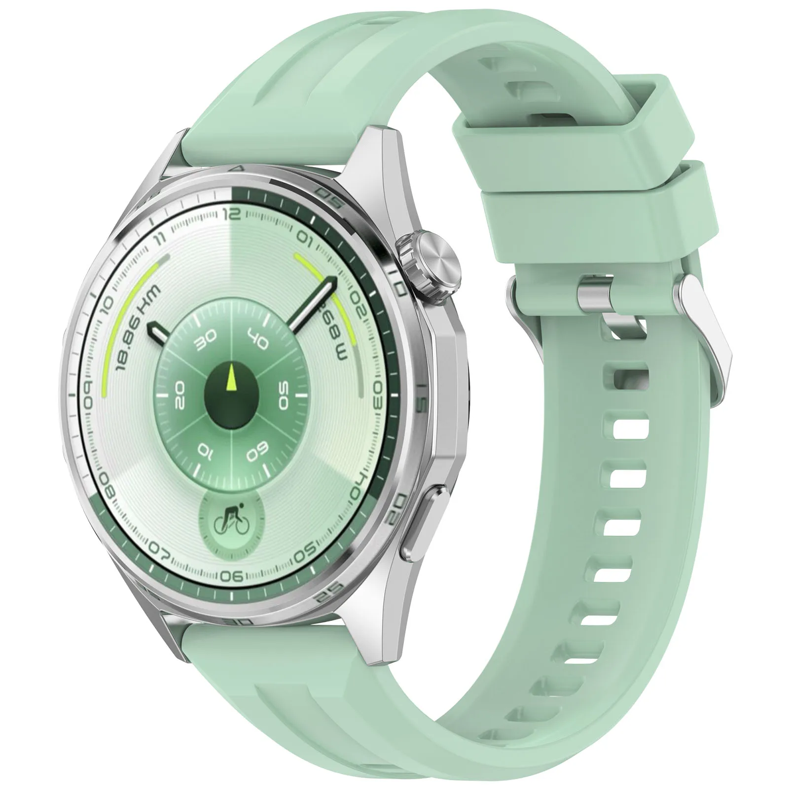 Силиконовый ремешок для часов Heroland для Huawei Watch GT6 41 мм, спортивный силиконовый гелевый браслет для часов GT6 46 мм, замена аксессуаров