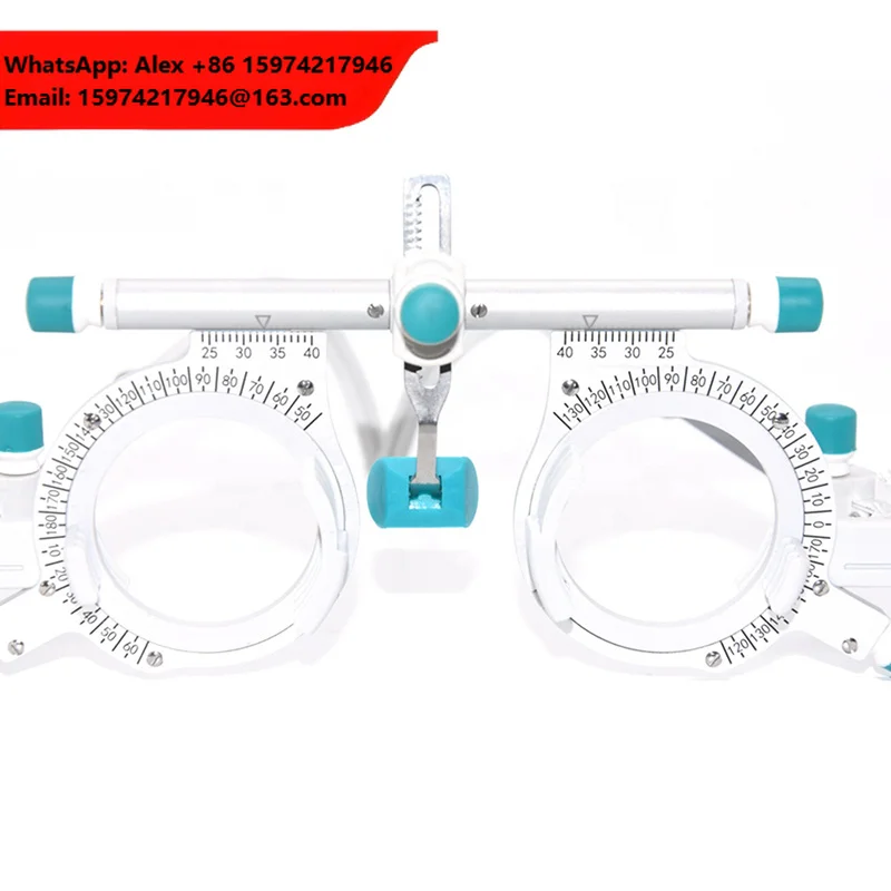 Hot Sale DINGSHENG Universal Adjustable Trial Frame For Hospital Use Optometry Eye Refraction Measurement Titanium Material