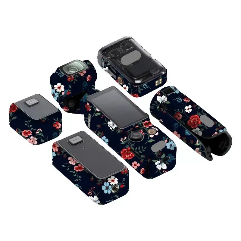 For DJI Osmo Pocket 3 Decal Skin Creator Combo Sticker Vinyl Wrap Anti-Scratch Protective Film Coat Pocket3