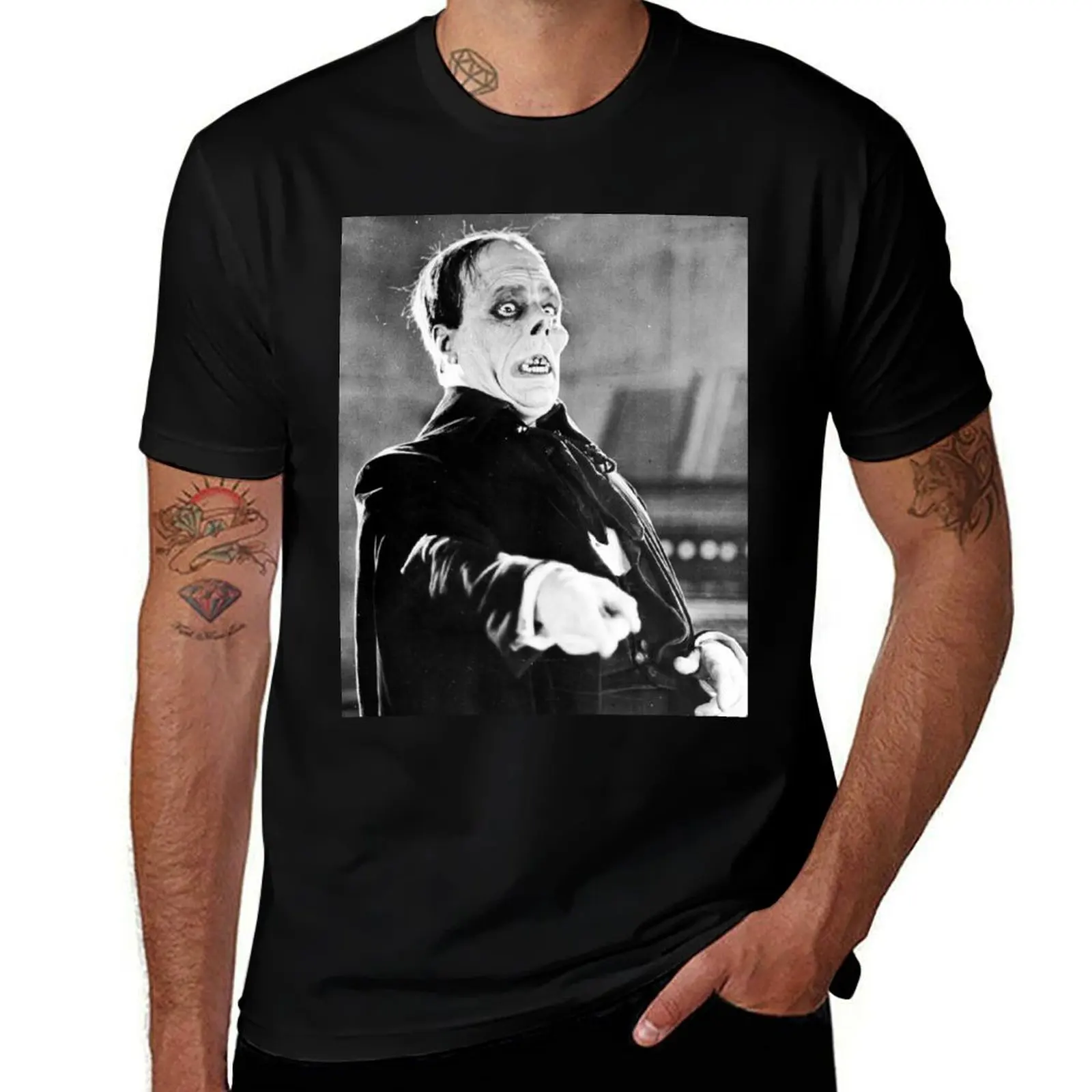 The Phantom of the Opera T-Shirt Casual Loose Short Sleeve Tee for Men