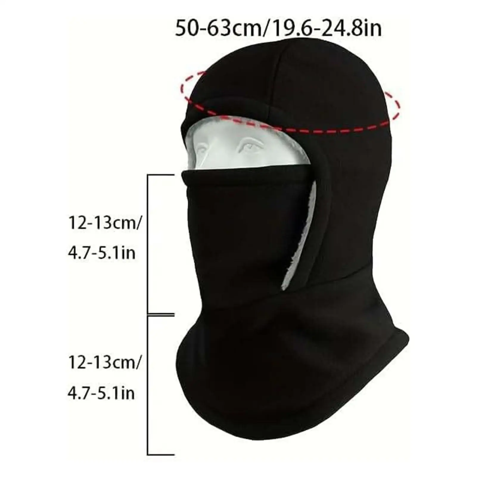 غطاء وجه للتزلج الحراري المقاوم للرياح لتدفئة الرقبة - للنساء للتزلج على الجليد والتزلج والتزلج والمشي لمسافات طويلة والجري وركوب الدراجات #4