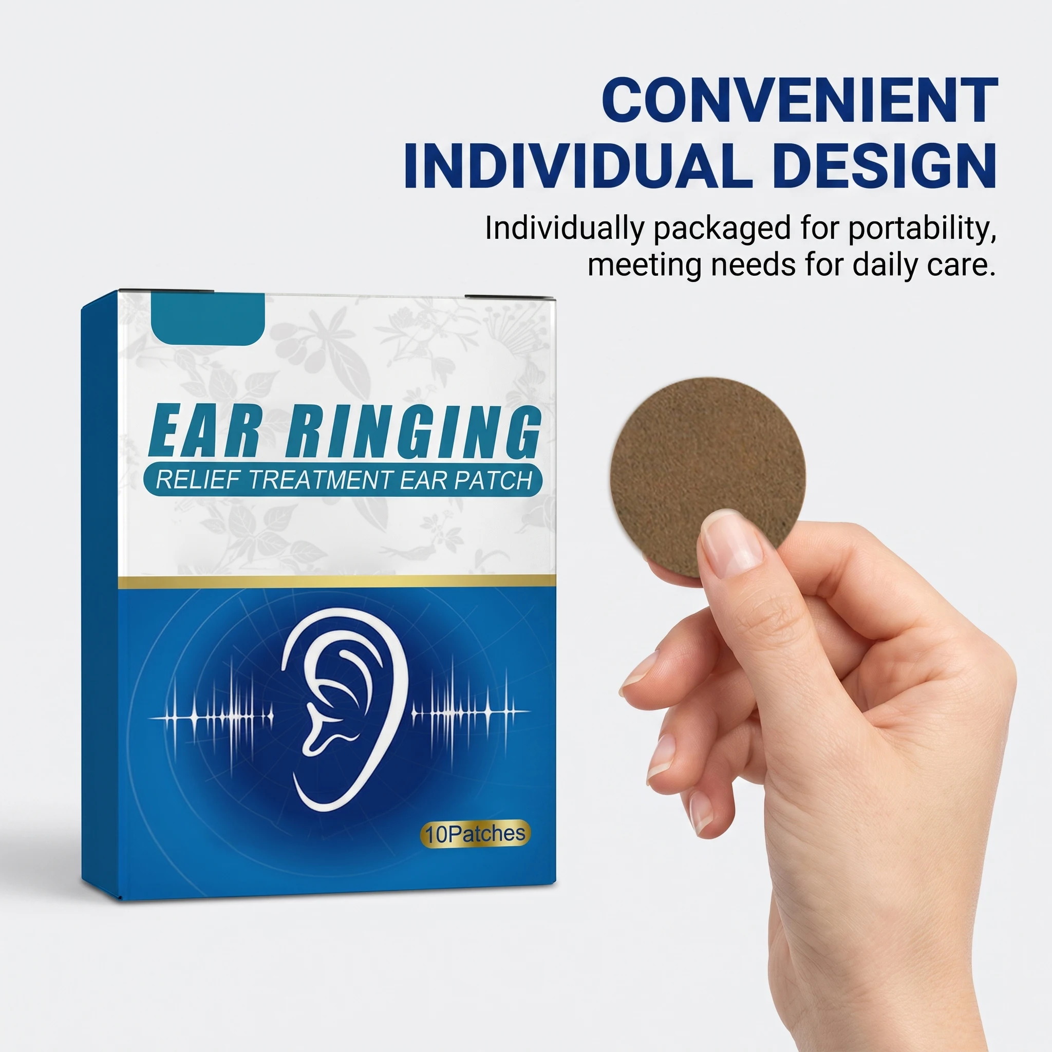 Tinnitus Relief Patch Improves Migraine Earache Help Reduce Buzzing Discomfort Auditory Fatigue Relief Support Ear Comfort Care