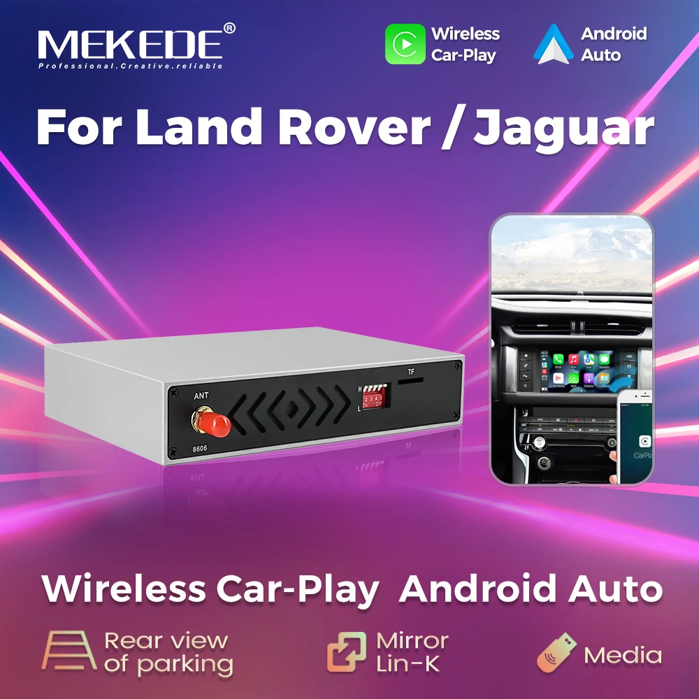 Mekede Wireless Carplay Для Land Rover Jaguar Range Rover Evoque Discovery 2012-2018 Mirror Link Airplay Автомобильная Функция