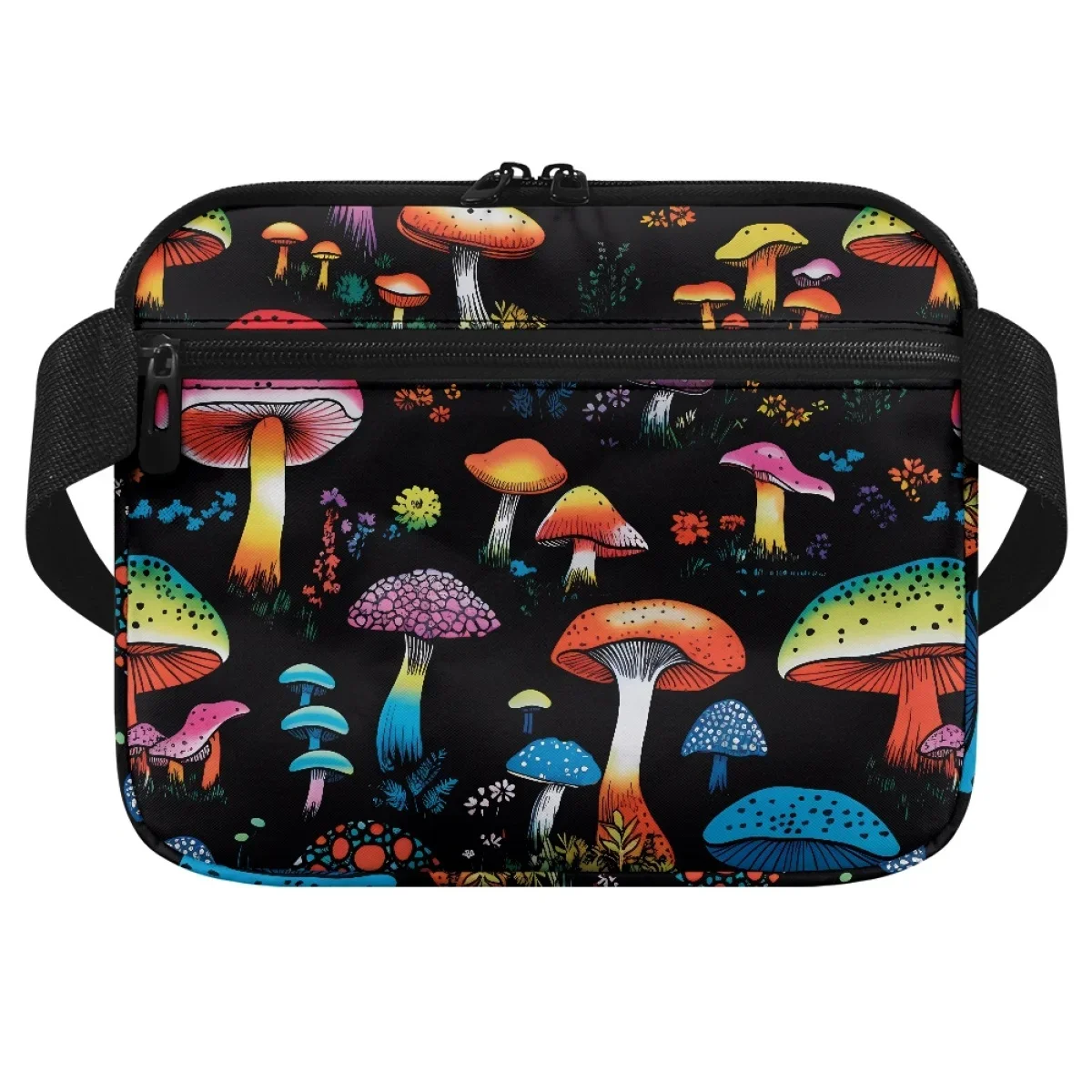 Mushroom Art Botanical Designer Fanny Pack Nursing Tool Pouch Belt Bag Multiple Pockets Women Nurses Waist Bags Dropshipping New