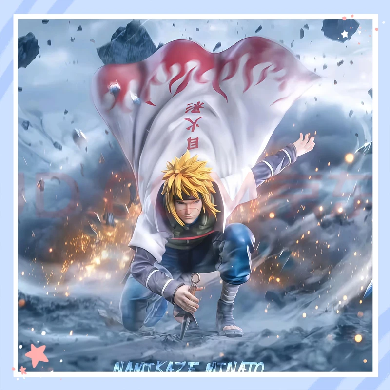 

Namikaze Minato Anime Figure Naruto Fourth Hokage Collectible Statue Model Desktop Decoration For Anime Fans Collection