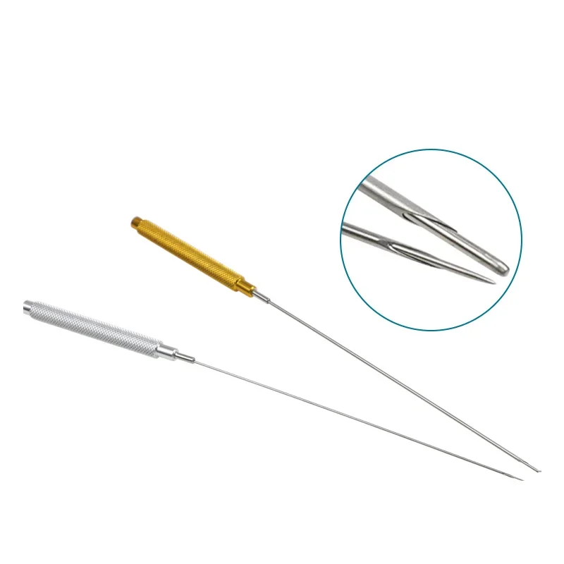 Stainless Steel Puncture Guide Needle Facial Tissue Puncture Needle Surgical Instrument