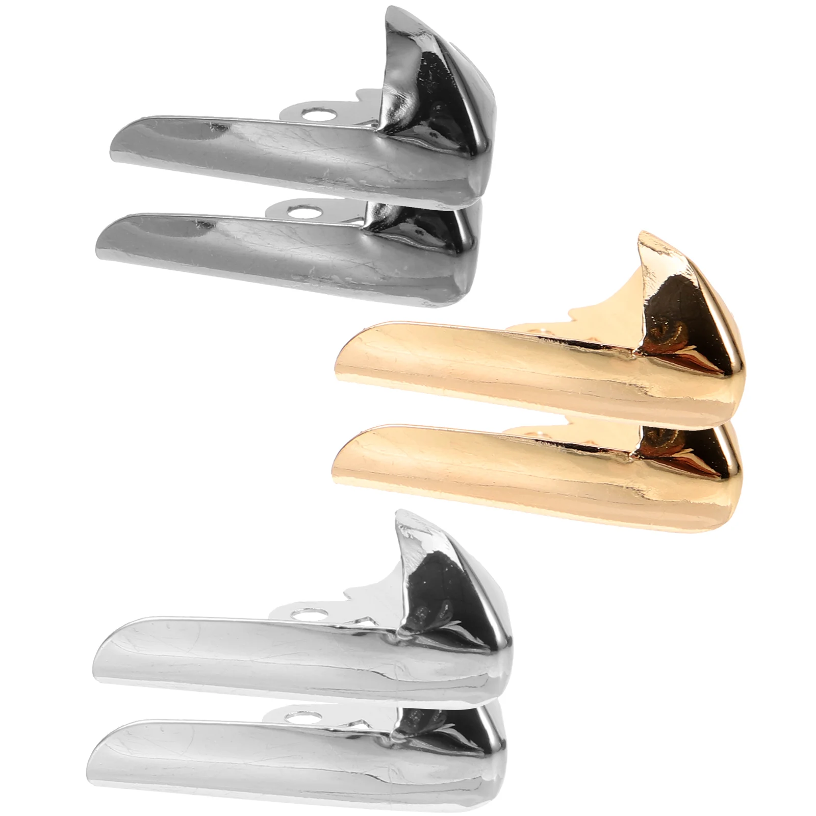 

Metal Tip Covers Caps Women Pointed Toe Protection Durable Sturdy Decorative Easy Install For High Heels Shoe Tip Caps