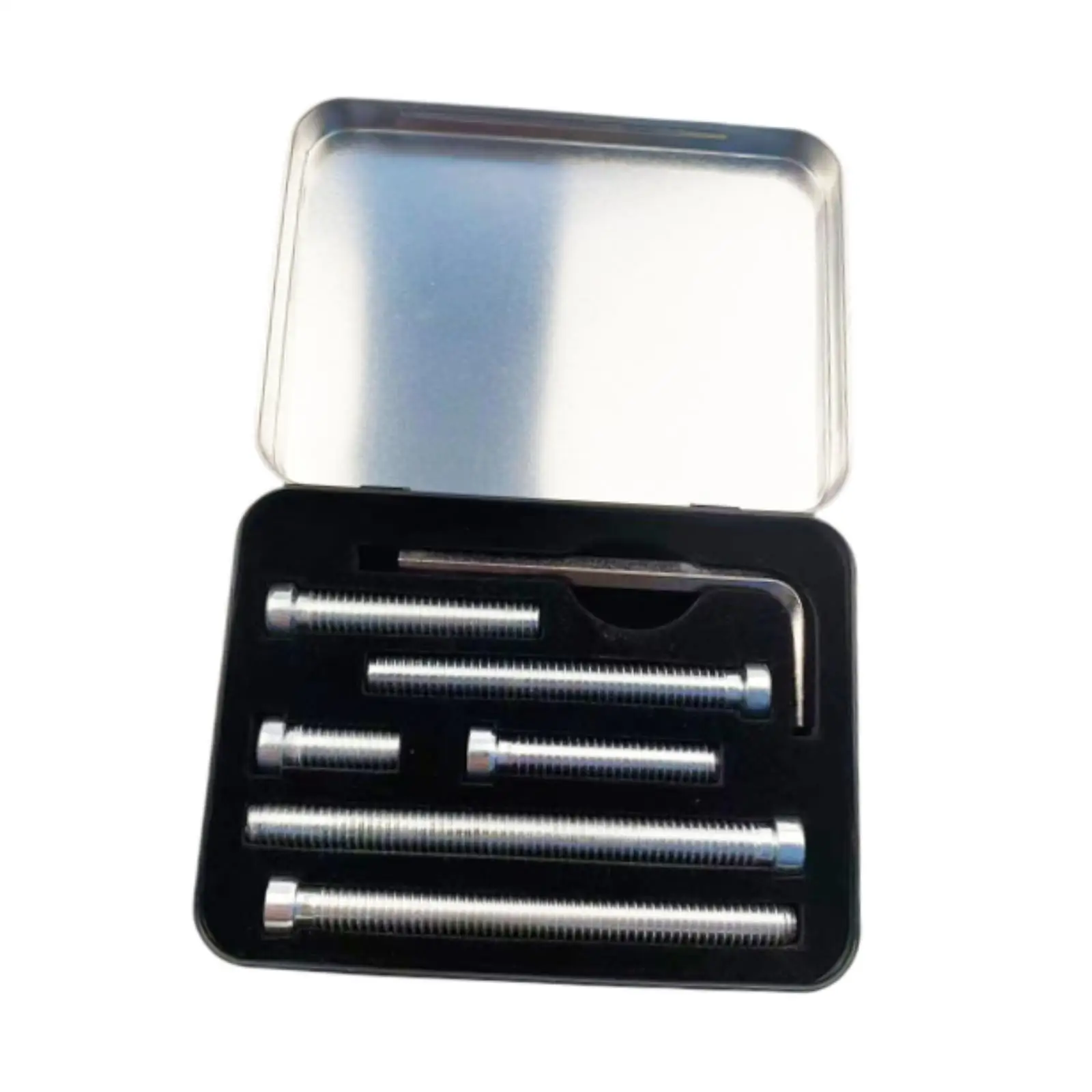 6 ชิ้นสระว่ายน้ํา Cue น้ําหนักสลักเกลียวทนทาน Professional บิลเลียด Cue น้ําหนัก Bolt