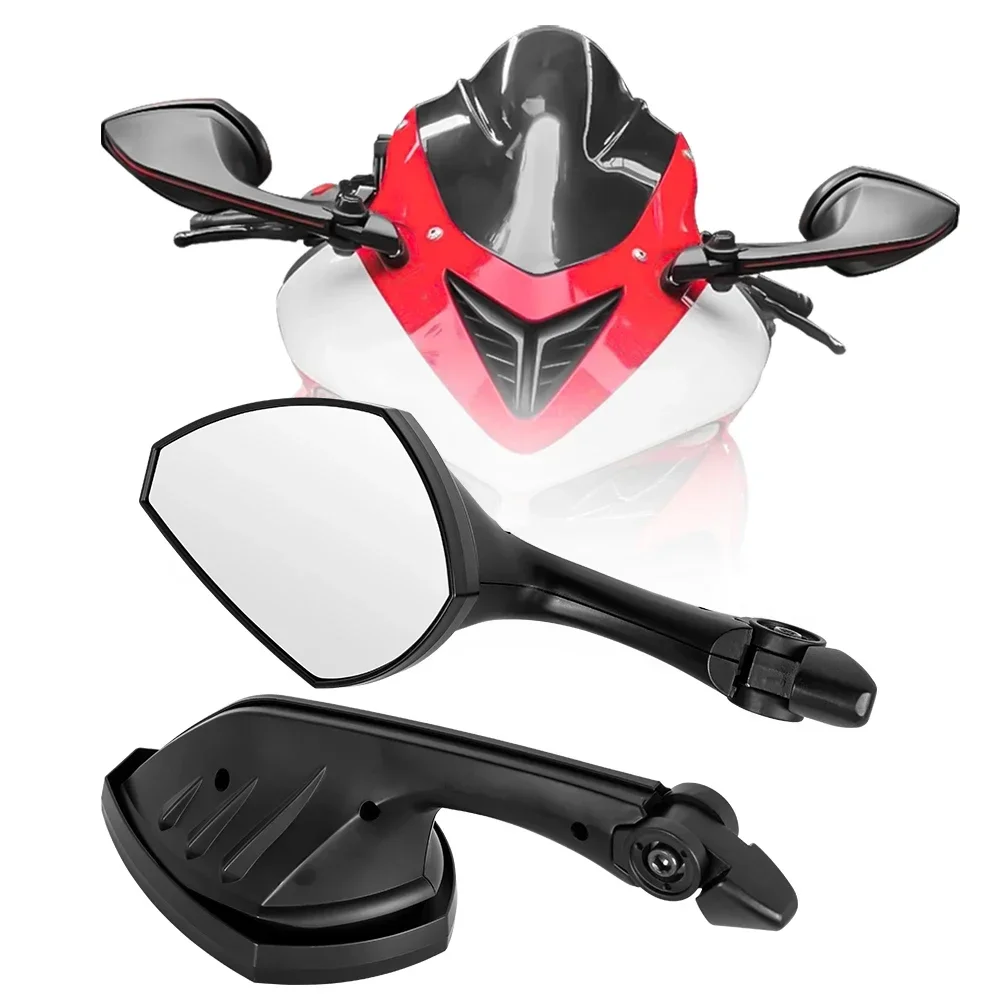 

Для Kawasaki Ninja 300 250 650 1000 H2R ZX-6R ZX-14R универсальное зеркало заднего вида для мотоцикла, боковые зеркала