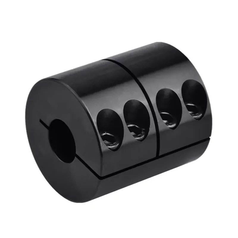 Manufacturer Clamp Rigid Shaft Coupling Split Rigid Coupling for Servo Motor OEM Customizable 45# Steel Material