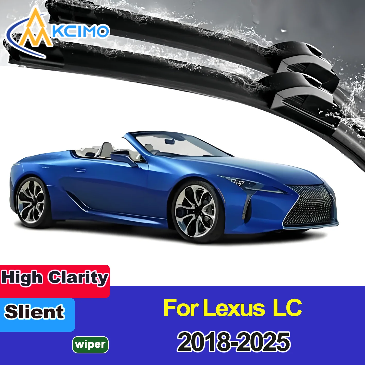 

2PCS New Front Windshield Wiper Blade for Lexus LC Z100 2018-2025 Front Windshield Auto Wipers Blade Accessories 2025 2024 2023