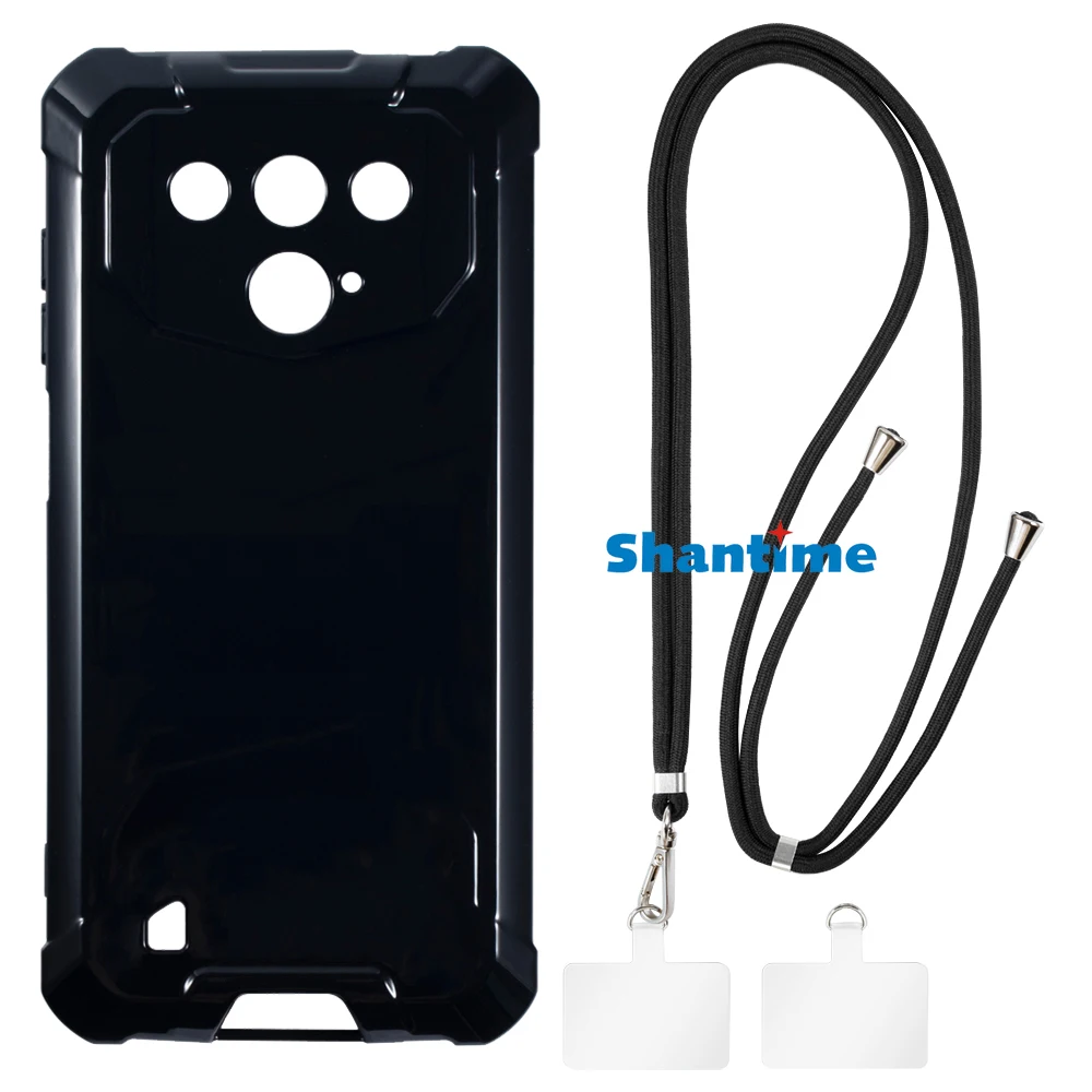 Suitable for Aligator RX850 eXtremo Case + Ajustable Neck/Crossbody Lanyards and Spacers, Silicone TPU Cover