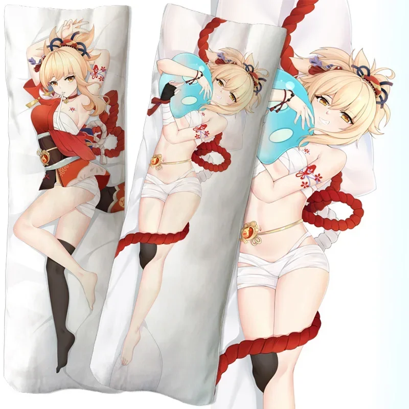 game Genshin Ganyu Xiaogong Equal Body Hug Pillow Pillowcase Double Sided 3D Printed Bedding Customizable Sexy Pillowcase Gift