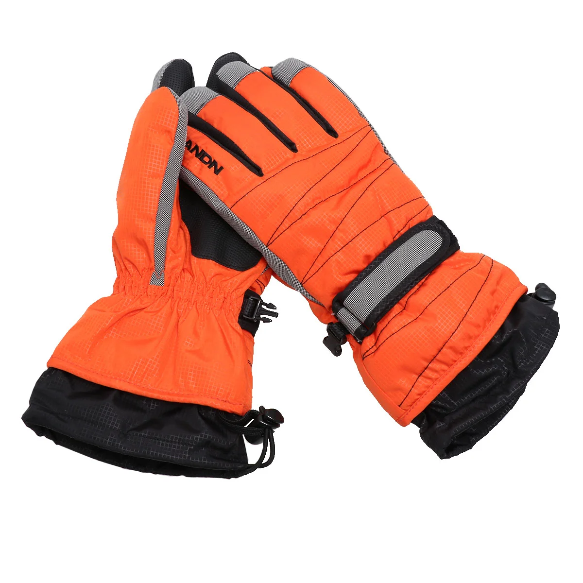 Guantes deportivos para exteriores, resistentes al viento, para senderismo con los dedos, padres e hijos, esquí, naranja, invierno, padres e hijos