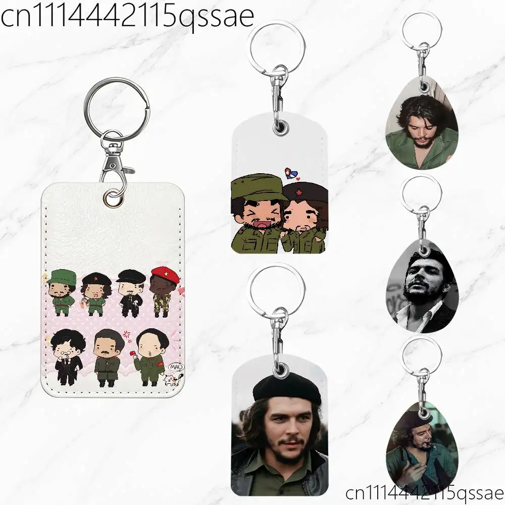 C-Che G-Guevara Karl Marx Magnetic keychain case For Apple Airtags, also suitable for Pandora Tag dog tracker/locator devices