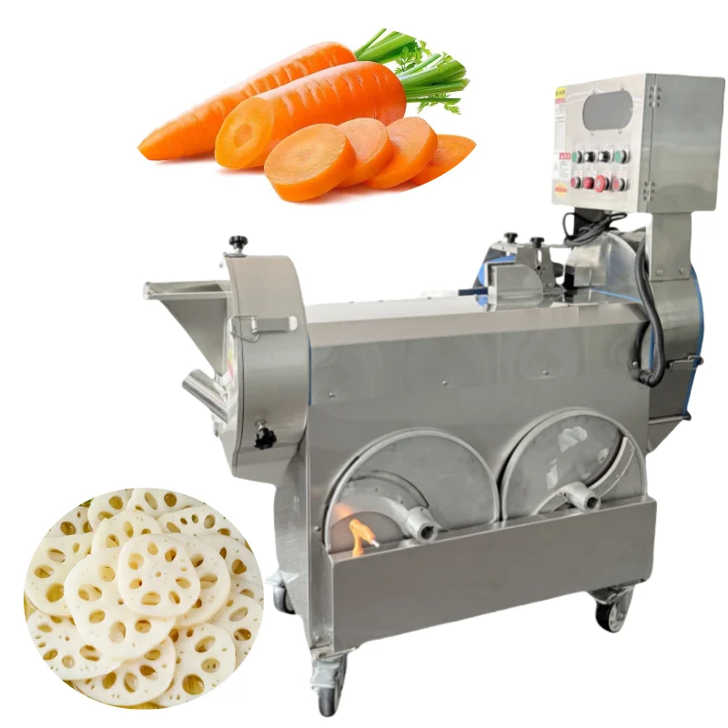 Electric  Commercial 3 in 1 Vegetable Cutter Slicer Cutter Food Rotary Vegetable Grater Chopper